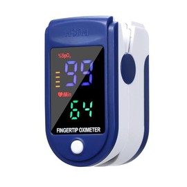 Oxímetro de Pulso para la yema del Dedo, Monitor de frecuencia de Pulso y saturación de oxígeno en Sangre, oxímetro portátil con Pantalla LED bidireccional