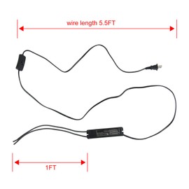 3KV Neon Power Supply for Glass Neon Sign Light Electronic Neon Signs Lights Transformer 100-240V Input Plug