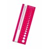 KnitPro - Misuratore per Ferri, Colore: Rosso