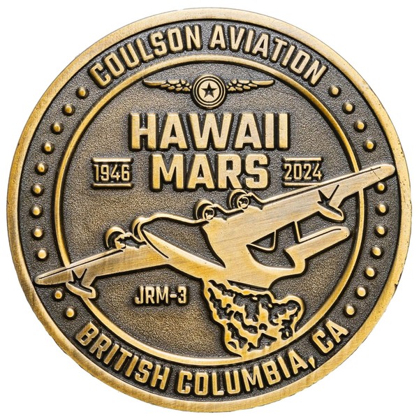 Hawaii Martin Mars Limited Edition Challenge Coin - Collectible Aviation