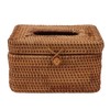 Rectangular Rattan Tissue Box Cover Rattan Woven Tissue Box Holder