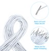 PATIKIL 18 Inch Elastic Barbed Cord, 100 Pcs 1.6mm Loop