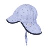 Sterntaler Boy's Peaked Hat with Ties, Neck Protection and Anchor