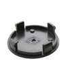 4 x Universal Wheel Hub Caps Hub Caps Black Diameter