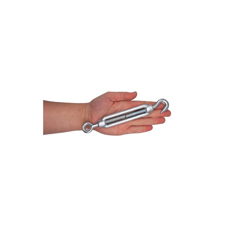 (Pack of 4) Turnbuckle Wire Tensioner M8 Adjustable Turnbuckles Hook