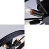 Ceiling Light Fixture Flush Mount Ceiling Lamp Black Farmhouse Chandelier