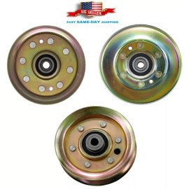 H&H Parts 3 Deck Idler Pulley Kit For Husqvarna YTH2148 YTH2248 YTH2448 YTH2548 48" Deck