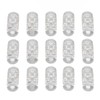 20pcs Hearing Aid Lanyard Clip ABS Portable Transparent Clip Accessory