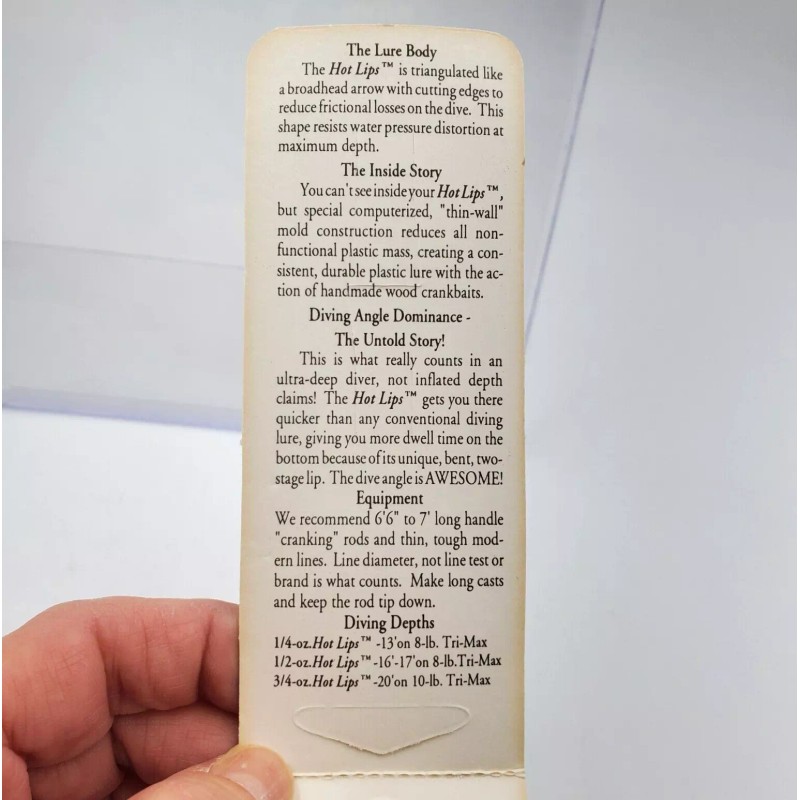 Luhr-Jensen Vtg Pre Rapala Luhr Jensen 1/4 Oz Hot Lips