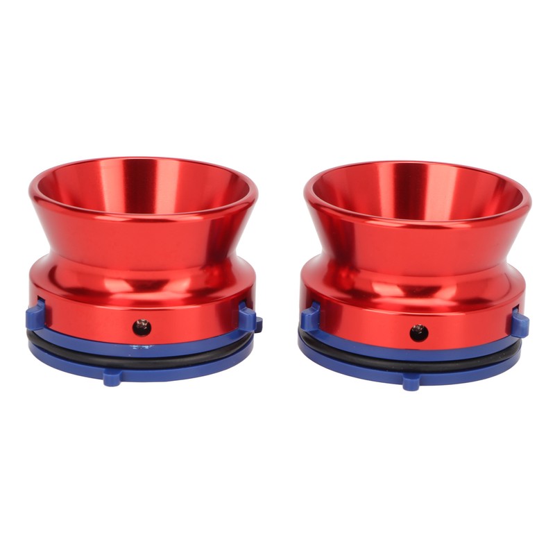 1 Pair NAB Hub Adapters Polished Aluminum Alloy Universal Loading