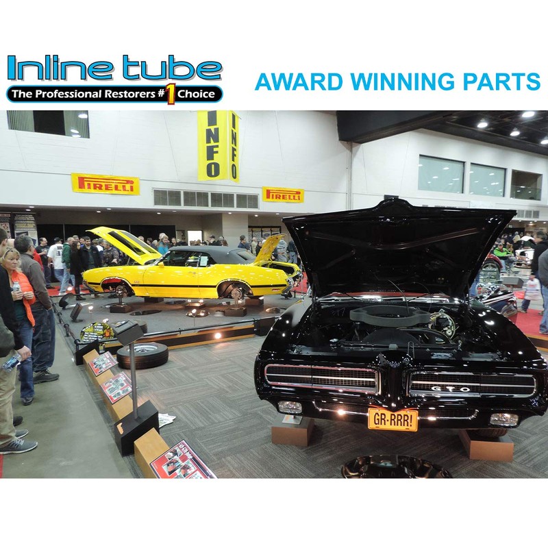 Inline Tube (H-7-6) 454 Fender Emblems with Clips