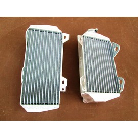 For 2008-2017 Suzuki RMZ450 2008 2009 2010 2011 2012 2013 2014 2015 2016 2017 Aluminum Radiator +hose