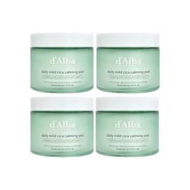 Half Club/Dalba Daily Mild Cica Calming Pads 50 Sheets 165ml 4 Packs / 달바 데일리 마일드 시카 카밍 패드 50매 165ml 4개