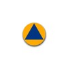 Sticker International Protection Signs of Civil Protection 7 x 7