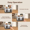 Mecity 4 Slice Toaster with Touch Screen Control, 4 Wide