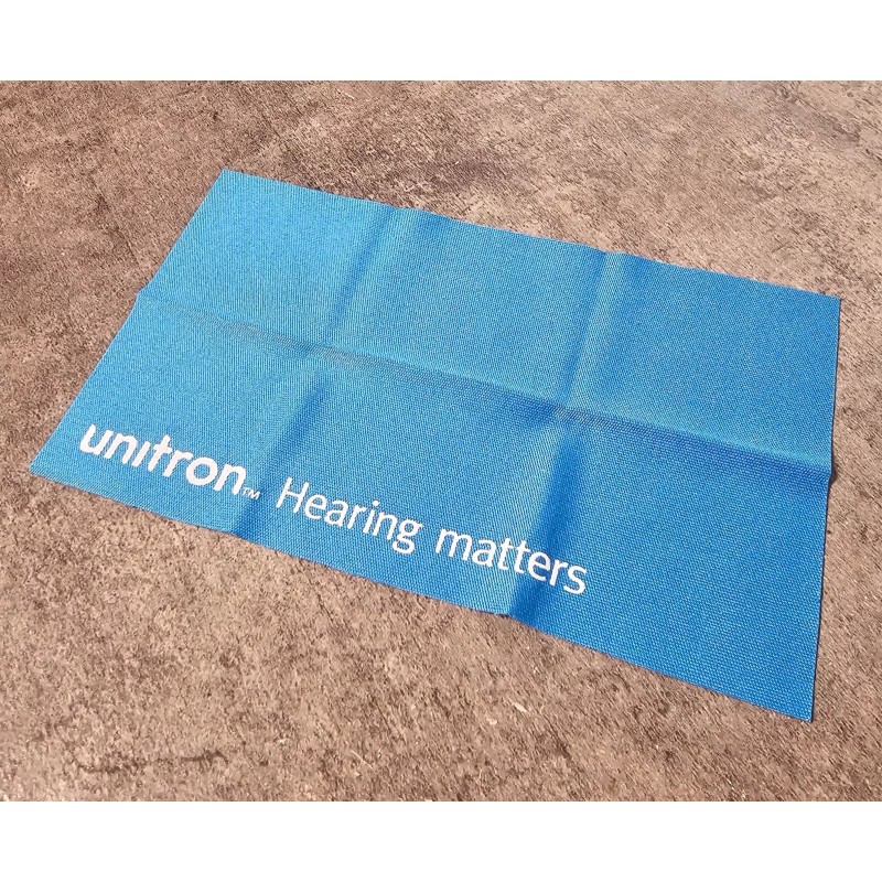 Unitron Hearing Aid Microfiber Cleaning Cloth / Wipe Reusable Washable
