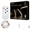 Tatazone 5V USB COB Led Strip Light with RF Remote,