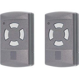 Remote Control Garage Door, 2 Pieces Replacement Remote Control Compatible with Hormann Handheld Transmitter 40.685 MHz HSE2/4, HSM2/4, HS2/4, 4 Channels