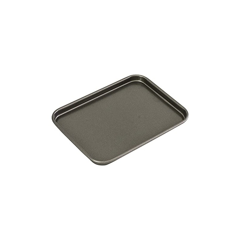 Bakemaster Baking Tray Non-Stick Individual Baking Tray, Grey, 40075
