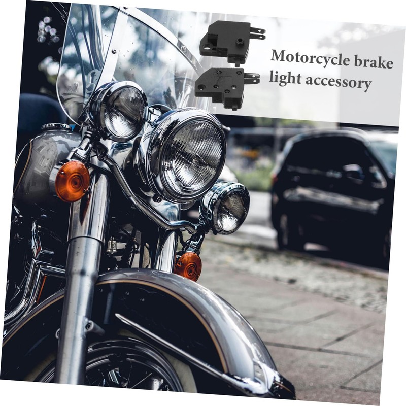 Alipis 2pcs Durable Motorcycle Brake Light Switches Front ATV Brake