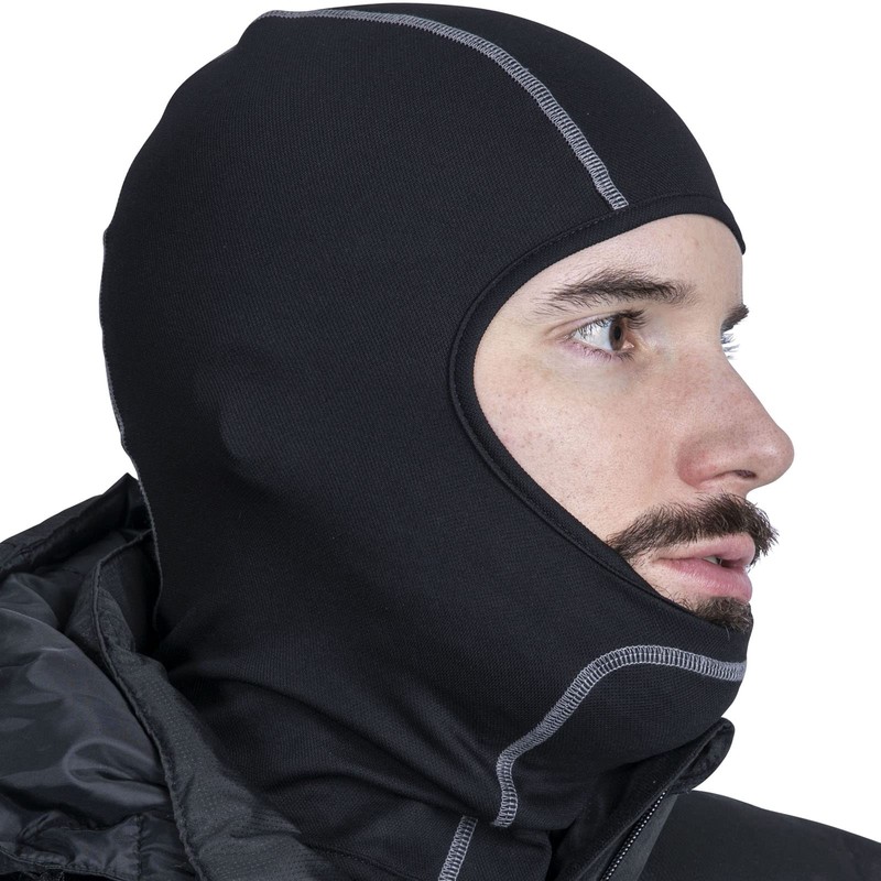 Trespass Unisex Moulder Balaclava, Black, One Size UK