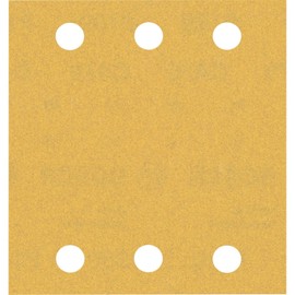 Bosch 10x EXPERT C470 Sandpaper (for Paint on wood, Hardwood, Ø 115x107 mm, Grit 180, Professional Accessory Orbital Sander)