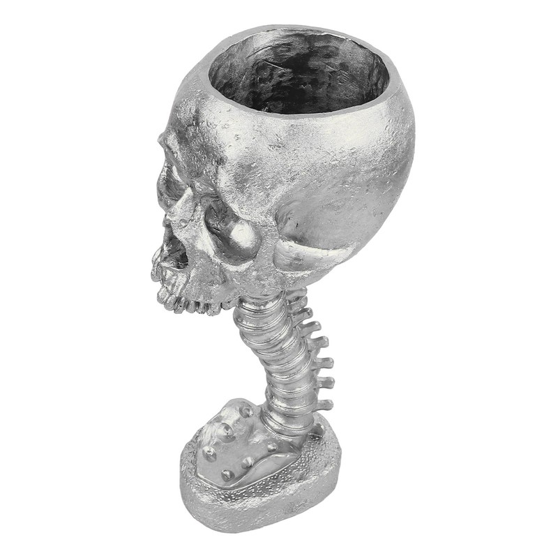 Skull Planter Spine Stand Set Innovative Exquisite Decorative Hand Painted