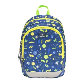 Belmil Children's Backpack Boys for 3-6 Years, Super Light 260 g, Nursery Backpack, Nursery Bag, Children's Bag, Universe, Space, Blue, Yellow (Universe), Universe