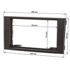 tomzz Audio 2422-001 Double DIN Radio Faceplate Compatible with Iveco