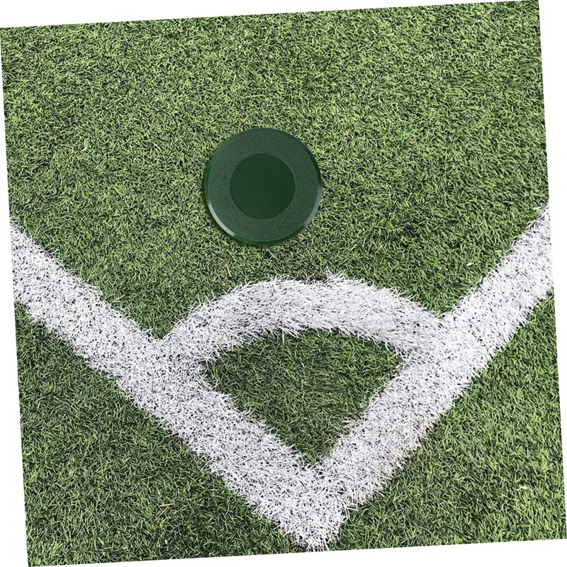 SUPVOX 2pcs Green Hole Cup Cover for Golf Training Durable