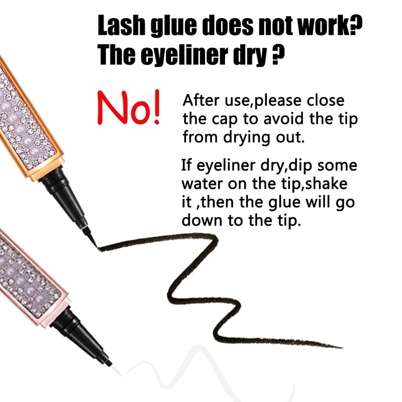 AHNIK Eyeliner Lash Glue Latex-Free Suitable for Sensitive Eyes -