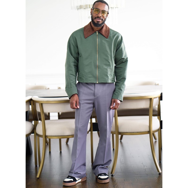 SIMPLICITY Sewing Pattern SS3038A Men's Jacket by Norris Dánta Ford