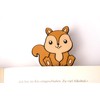Squirrel Bookmark with Clip - Cute Bookmark for Books -