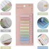 1320pcs Sticky Tabs, Color Writable Morandi Sticky Tabs, Repositionable Translucent