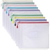Anyoupin 10Pcs Mesh Zipper Pouch Bags, A3 Size, 16.9 x