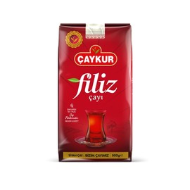 ÇAYKUR Filiz Black Tea, First Harvest Golden Tips, Loose Leaf Premium Tea, Best Flavor 500g / 17.6 Oz (pack of 3)