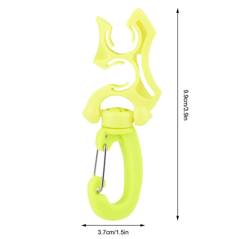 Keenso Scuba Diving Double Hose Holder with Clip, Scuba Diving