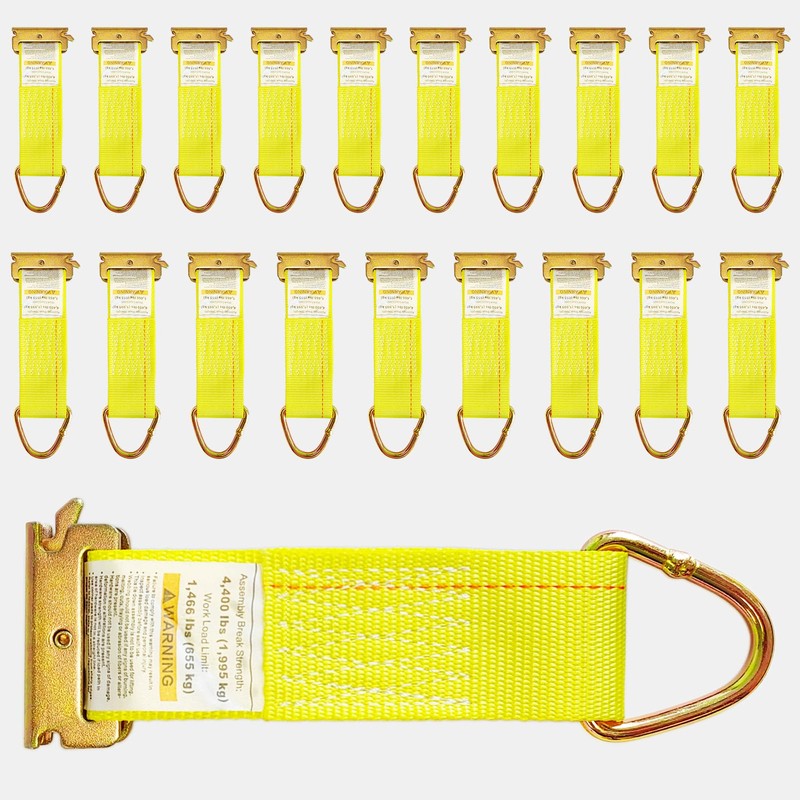 MorScan 20 Pack E-Track 2" x 6" Rope Tie-Offs, E