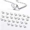 PROSILVER Silver Initial Necklace for Women with Initials Jewelry Sterling