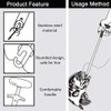 Fish Hook Remover Tool Extractor, Safely Easy Squeeze Out Fishing