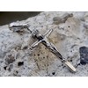 925 Sterling Silver Cross Pendant INRI Jesus Christ Crucifix Religious