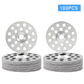 Coufce 100pcs 1 inch Plaster Washers Zinc Metal Washer, Plaster Repair Washers Profile Washer for Wall, Ceiling, and Drywall Repair