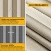 AJAZZ 100% Blackout Curtains for Sliding Glass Doors, Extra Wide