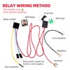 Cenzhiwen Air Horn Wiring Harness and Relay, Button kit Compatible