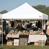 Tradesparker 10x10 Commercial Pop Up Canopy Replacement Top-Windproof D-Rings+Banner Grommets+Loop