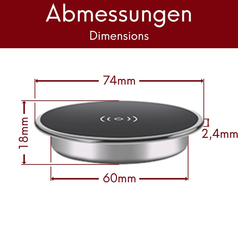 kalb Qi Quick Charger 20 Watt Fast Charge Wireless Induction