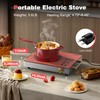 Karinear Portable Electric Stove 110V, 1800W Electric Hot Plate with