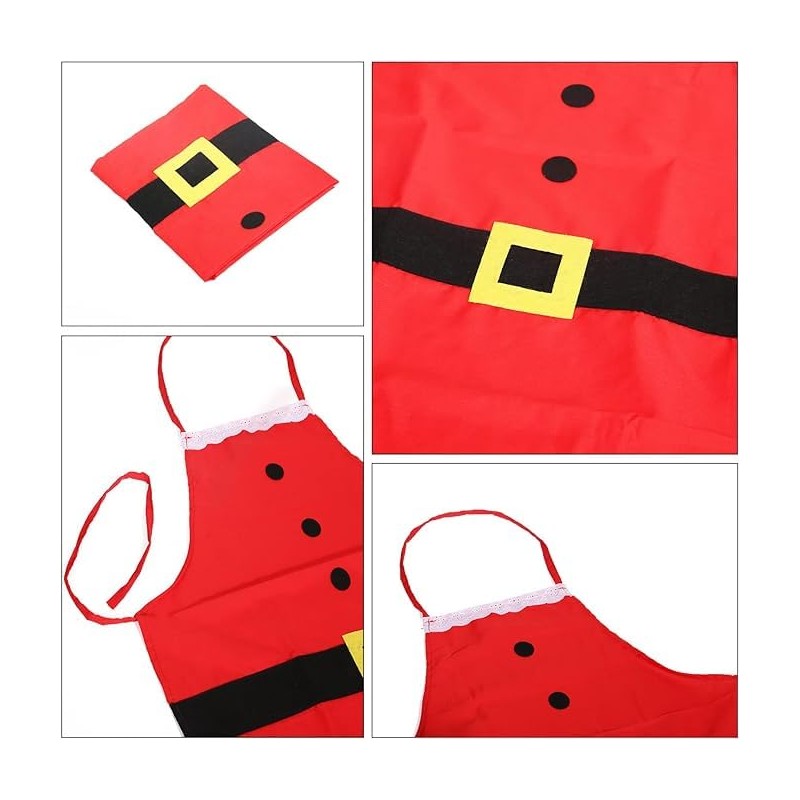 Uten Christmas Apron, Cooking Apron, Waterproof, for Cooking, BBQ, Kitchen