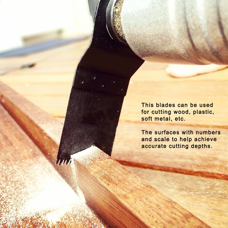 15pcs Universal Oscillating Saw Blades Multifunctional High Carbon Steel Cutting