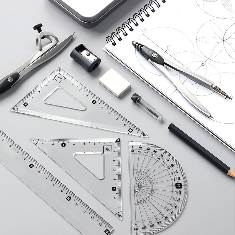 10-Piece Set Compass Leads, Suitable for School Students from Primary